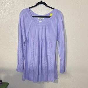 Indigo Soul Lavender Sweater Cardigan